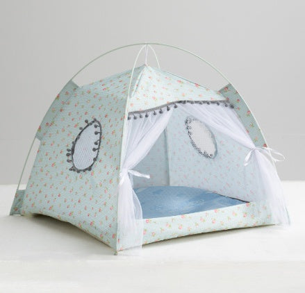 Enclosed Cat Tent House Bed