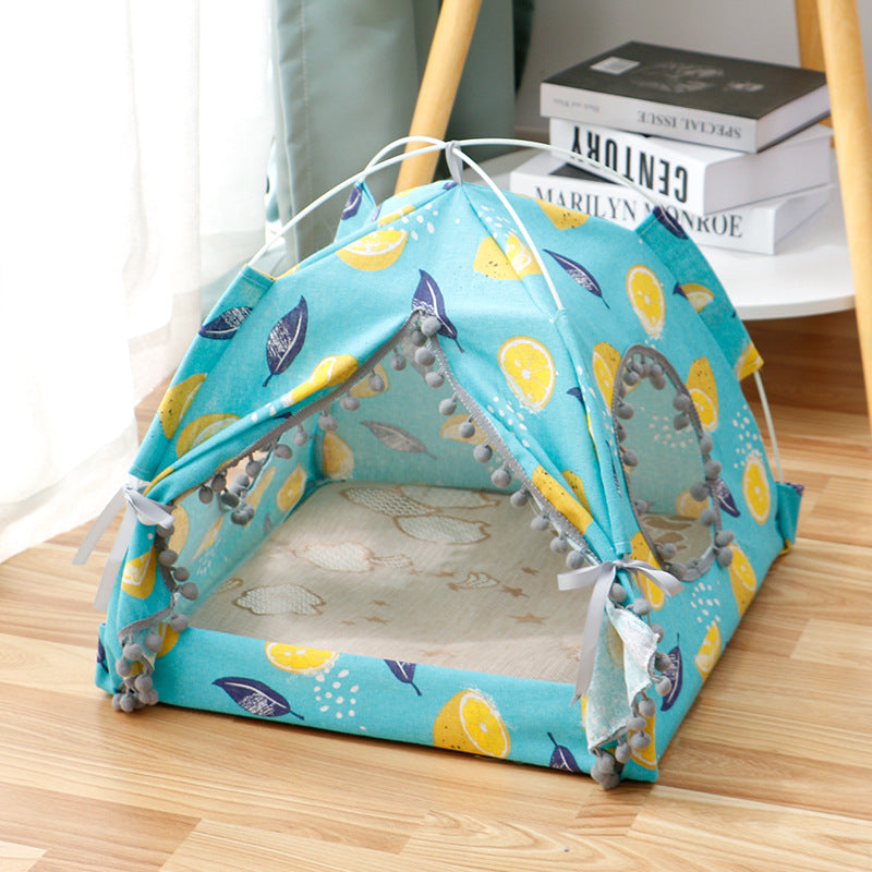 Enclosed Cat Tent House Bed