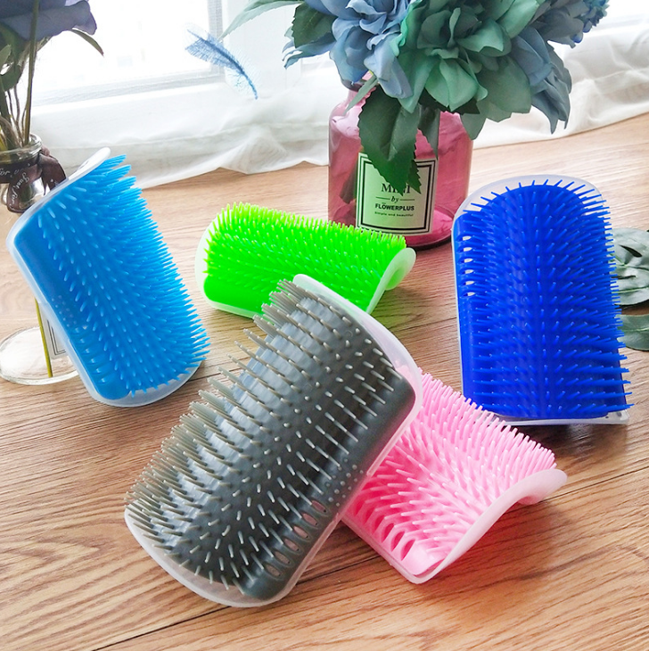 Cat Self-Grooming Wall Corner Brush