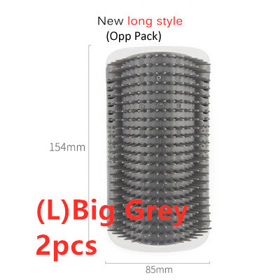 Cat Self-Grooming Wall Corner Brush