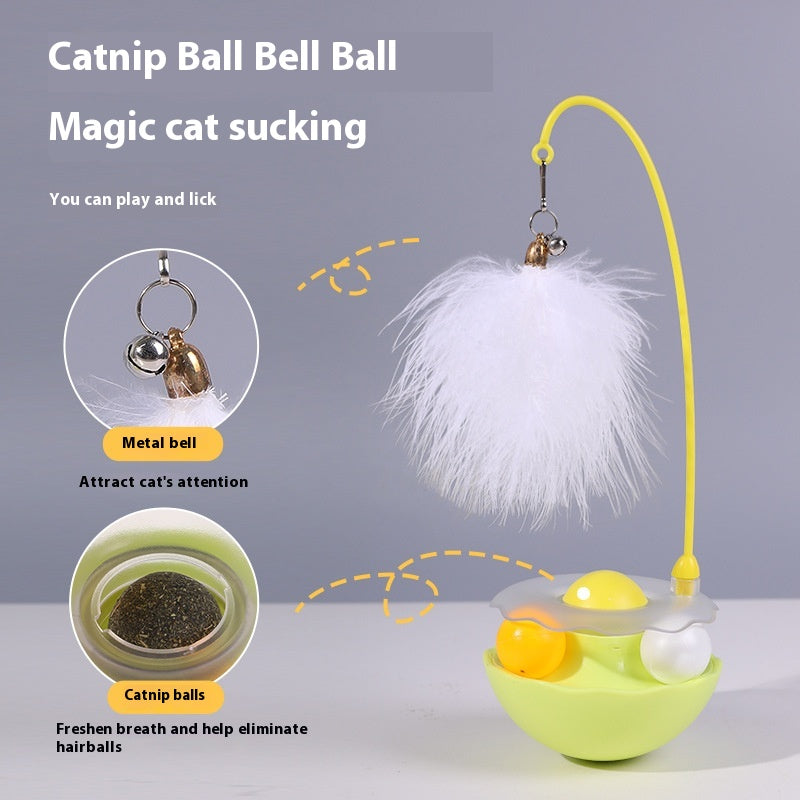 4-in-1 Interactive Cat Tumbler Toy