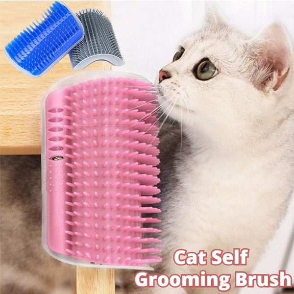 Cat Self-Grooming Wall Corner Brush