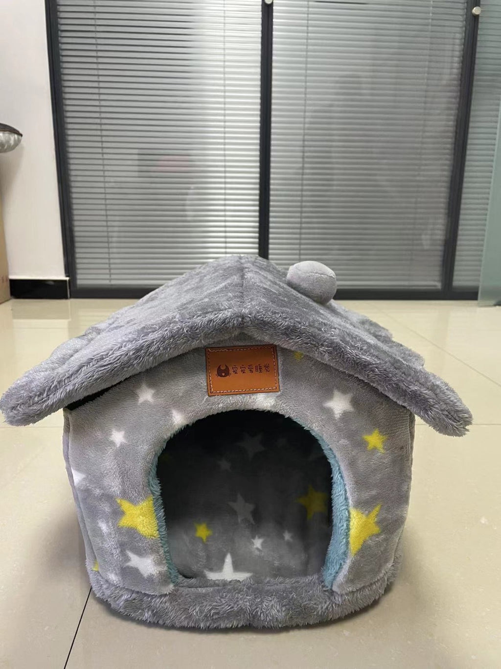Foldable Pet Cave House Bed
