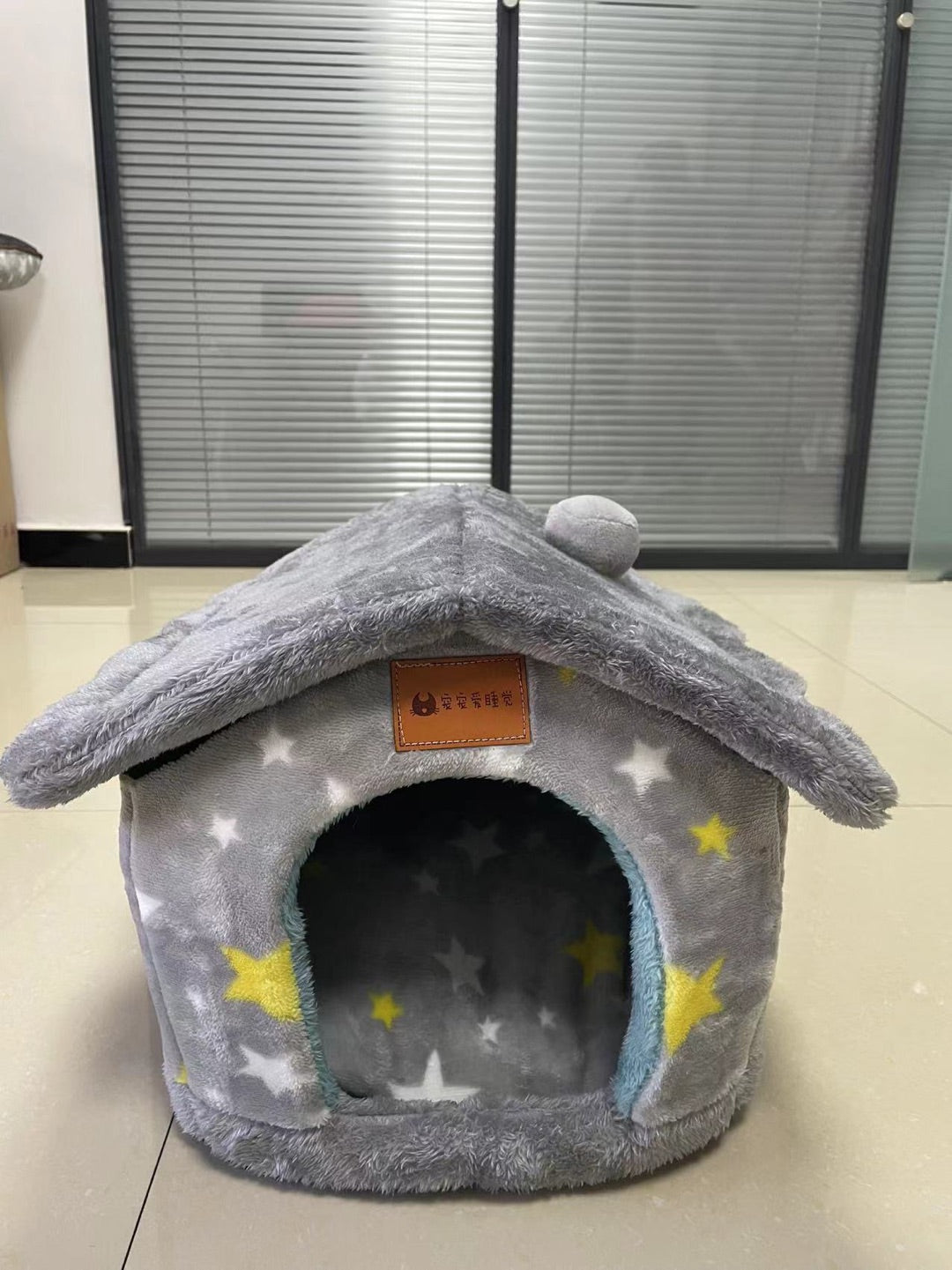 Foldable Pet Cave House Bed