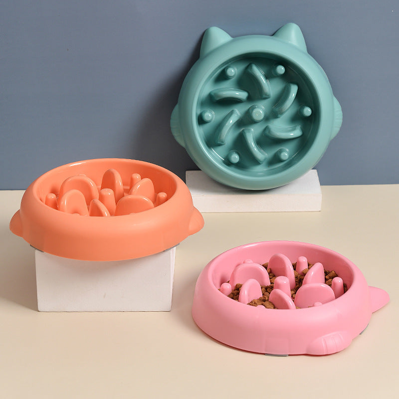 Anti-Choking Slow Feeder Bowl for Dogs and Cats